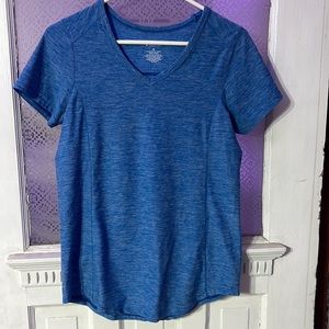 Ln women’s Duluth Trading Co. bright blue top size XS